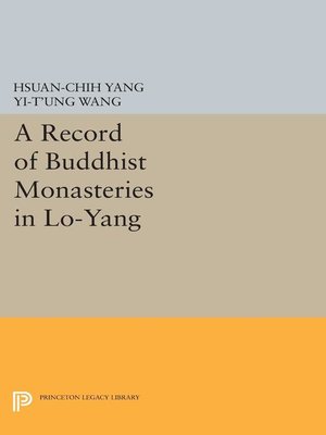 cover image of A Record of Buddhist Monasteries in Lo-Yang